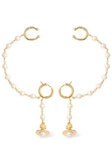 Samara Faux Pearl Ear Cuff Earrings - VIVIENNE WESTWOOD - Modalova