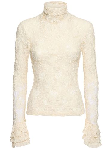 Openwork Long Sleeve Top - MSGM - Modalova