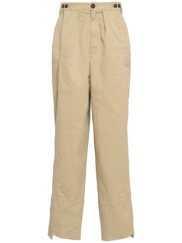 L.a. Easy Cotton Twill Wide Pants - DSQUARED2 - Modalova