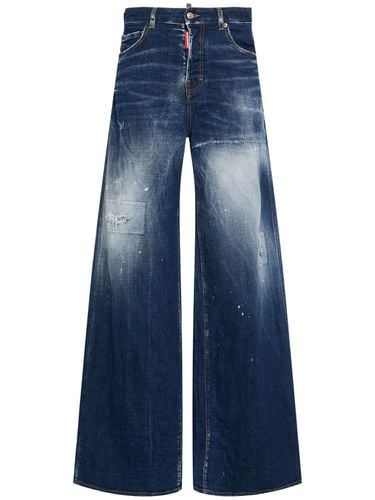 Jeans Baggy Con Cintura Baja - DSQUARED2 - Modalova