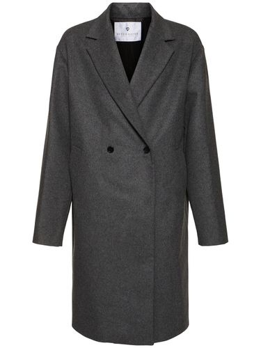 Double Breast Cashmere Blend Long Coat - SEVEN GAUGE - Modalova