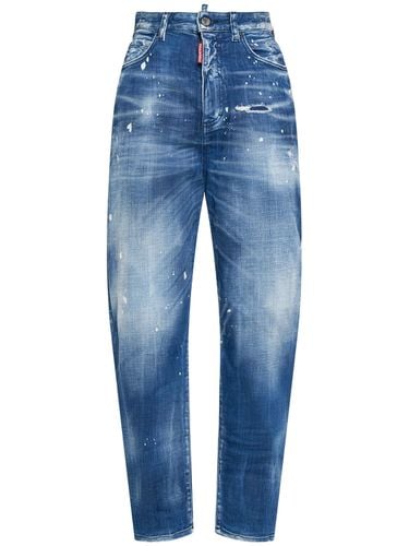 Jeans Balloon Con Cintura Alta - DSQUARED2 - Modalova