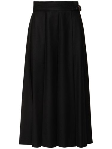 Palk Pleated Wool Blend Midi Skirt - WEEKEND MAX MARA - Modalova