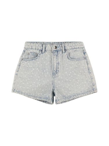 Shorts De Denim De Algodón - MSGM - Modalova