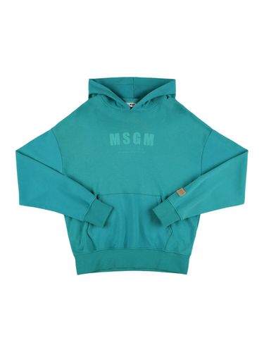 Sudadera De Algodón Con Capucha - MSGM - Modalova