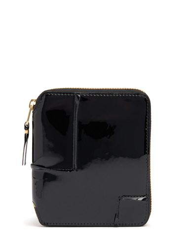 Lackleder-brieftasche „reversed Hem“ - COMME DES GARÇONS WALLET - Modalova