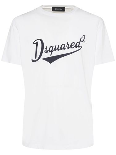 Cool Fit Cotton T-shirt - DSQUARED2 - Modalova