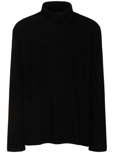 Rollkragenpullover Aus Super 120's-wolle - YOHJI YAMAMOTO - Modalova