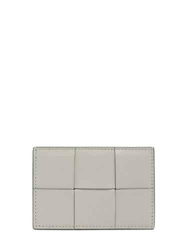 Cassette Leather Credit Card Case - BOTTEGA VENETA - Modalova