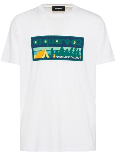 T-shirt Aus Baumwolle Im Cool Fit - DSQUARED2 - Modalova