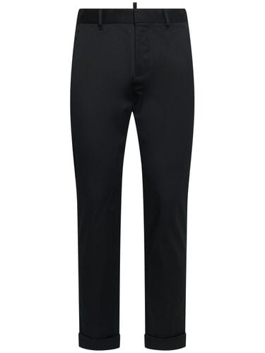 Pantalones De Algodón Stretch - DSQUARED2 - Modalova