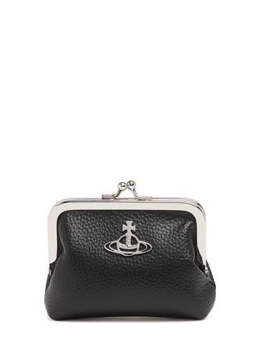 Mini Grained Leather Coin Purse - VIVIENNE WESTWOOD - Modalova