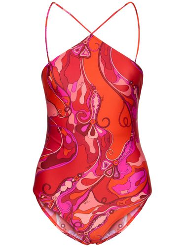 Printed Lycra One Piece Swimsuit - PUCCI - Modalova