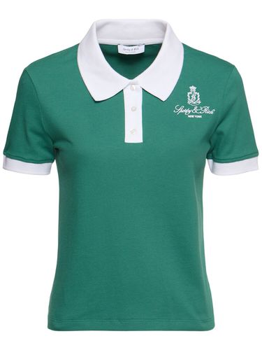 Polo Vendome Script 70’s In Cotone - SPORTY & RICH - Modalova