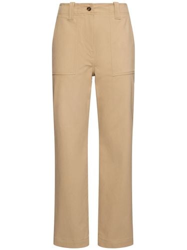 Gerade Hose Aus Baumwolldrillich „ottobre“ - WEEKEND MAX MARA - Modalova