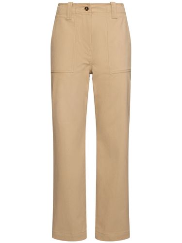 Pantalones Rectos De Dril De Algodón - WEEKEND MAX MARA - Modalova