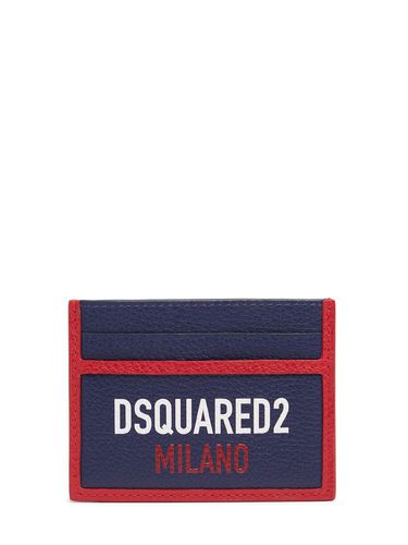 Portafoglio In Pelle Con Logo - DSQUARED2 - Modalova