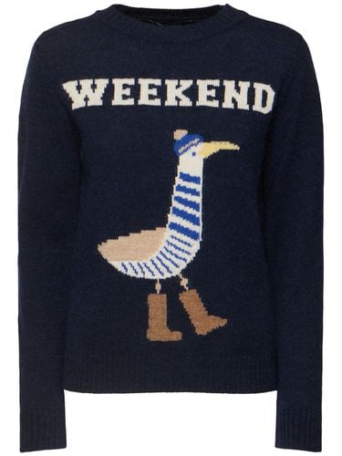 Maglia Ombrosa In Misto Alpaca Con Logo - WEEKEND MAX MARA - Modalova