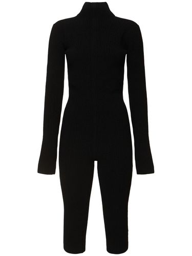 Headon Wool Knit Jumpsuit - RICK OWENS - Modalova