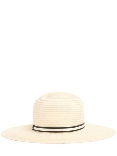 Giselle Straw Foldable Hat - BORSALINO - Modalova