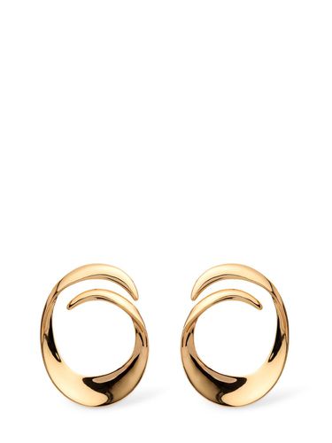 Gold Swirl Stud Earrings - SELF-PORTRAIT - Modalova