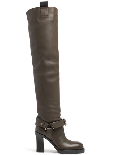 Mm Hohe Lederstiefel „lf Stirrup“ - BURBERRY - Modalova