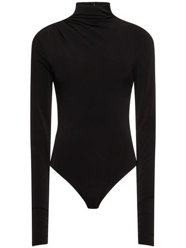 Parker Open Back Jersey Sablé Bodysuit - THE ANDAMANE - Modalova