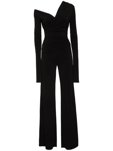 Jumpsuit Aus Drapiertem Sabléjersey „tamara“ - THE ANDAMANE - Modalova