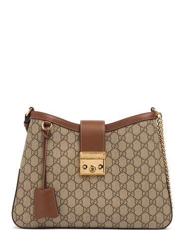 Padlock Gg Canvas Hobo Bag - GUCCI - Modalova