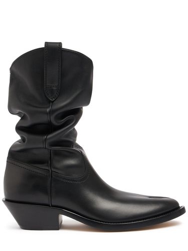 Mm Hohe Westernstiefel Aus Leder - MAISON MARGIELA - Modalova