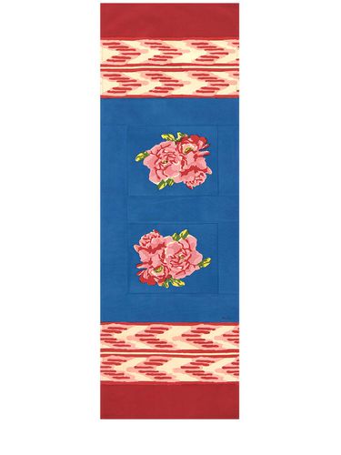 Mantel Doble Nina Rose Blue - LISA CORTI - Modalova