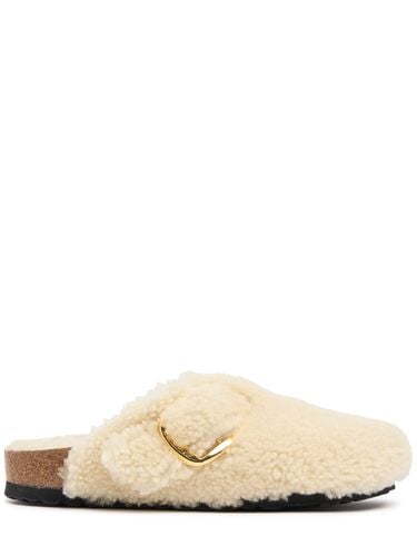 Mules Boston In Shearling Con Fibbia - BIRKENSTOCK - Modalova