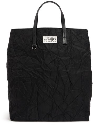 Bolso Tote Wrinkle De Nylon - MM6 MAISON MARGIELA - Modalova