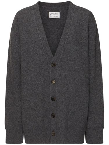 Washed Wool Cardigan - MAISON MARGIELA - Modalova