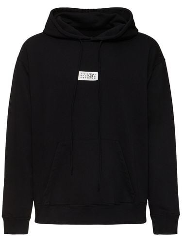 Hoodie Aus Baumwolljersey - MM6 MAISON MARGIELA - Modalova