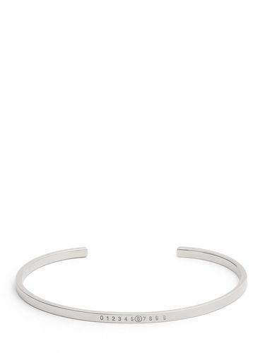 Brazalete Rígido Con Logo - MM6 MAISON MARGIELA - Modalova