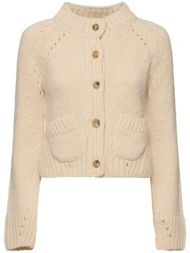 Cardigan In Maglia Con Bottoni - ERMANNO SCERVINO - Modalova