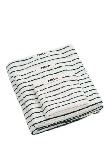 Set Of 3 Organic Cotton Towels - TEKLA - Modalova