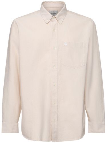 L/s Logo Oxford Shirt - CARHARTT WIP - Modalova