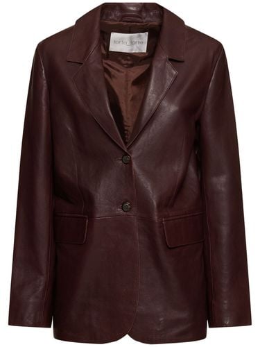 Leather Blazer - FORTE_FORTE - Modalova