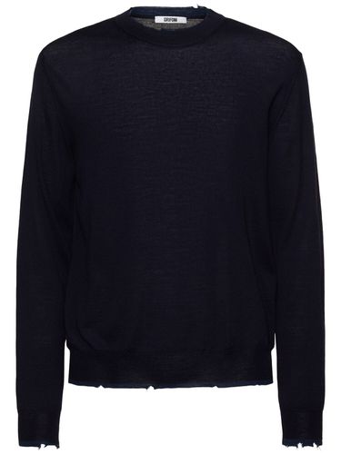 Wool Knit Shirt - GRIFONI - Modalova