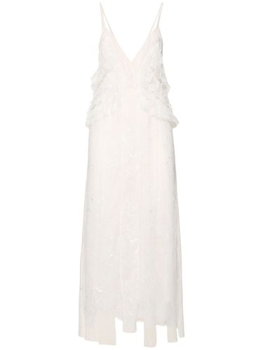 Lace Long Dress - BLUMARINE - Modalova