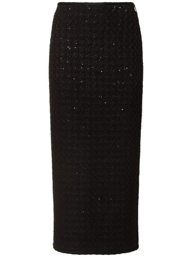 Bouclé Maxi Skirt - ROTATE - Modalova