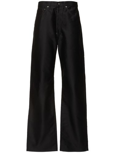 High Waist Cotton Denim Wide Jeans - MAISON MARGIELA - Modalova