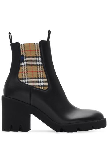 Botas De Piel 85mm - BURBERRY - Modalova