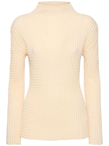 Spongy-48 Cotton Blend Long Sleeve Top - ISSEY MIYAKE - Modalova