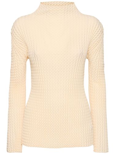 Top A Maniche Lunghe In Misto Cotone Spongy-48 - ISSEY MIYAKE - Modalova