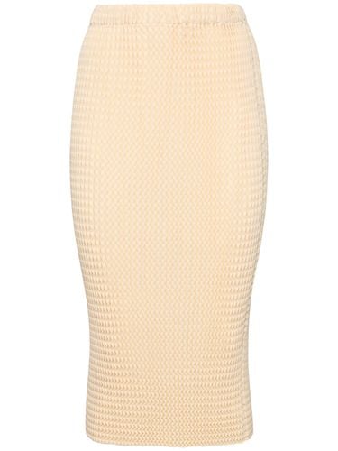 Spongy-48 Cotton Blend Midi Skirt - ISSEY MIYAKE - Modalova