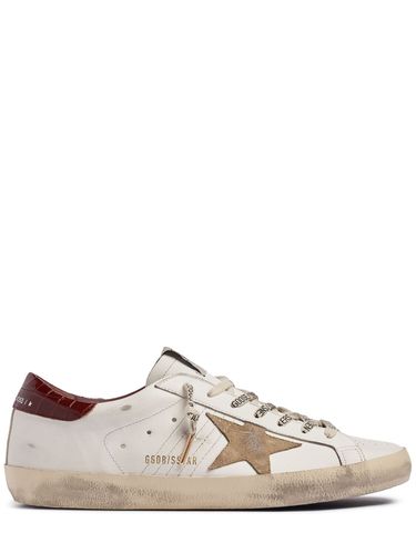 Sneakers Super Star De Piel Y Ante - GOLDEN GOOSE - Modalova