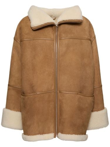 Signature Shearling Zip Coat - TOTEME - Modalova